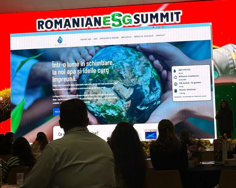 Aqua World Line at the Romanian ESG Summit 2025: a tangible presence in the sustainability conversation