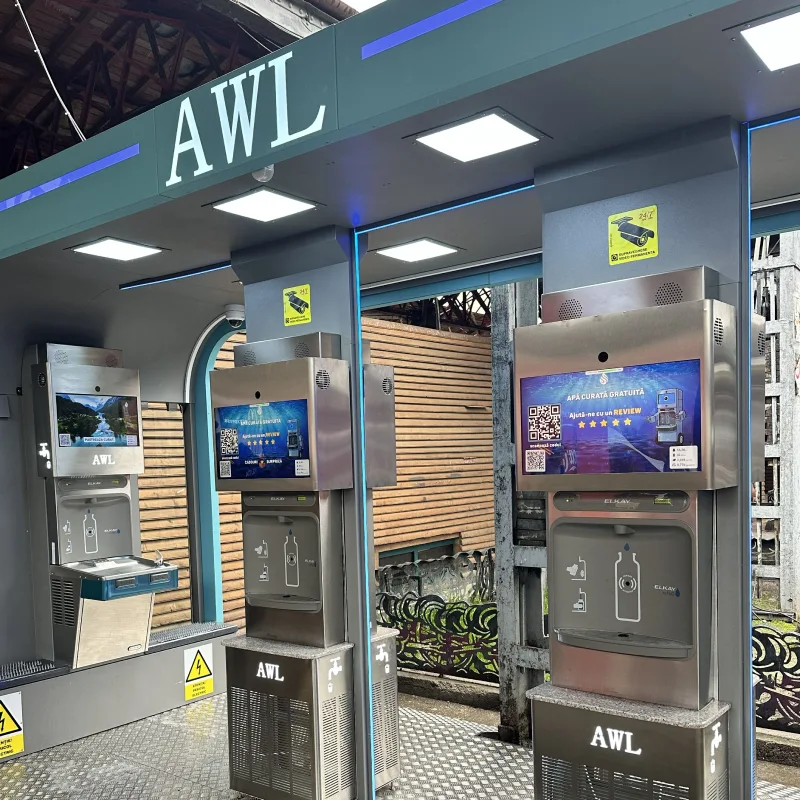 Sustainable Hydration in Transit: 6 New Smart Drinking Water Stations Inaugurated in the Bucharest CFR Network